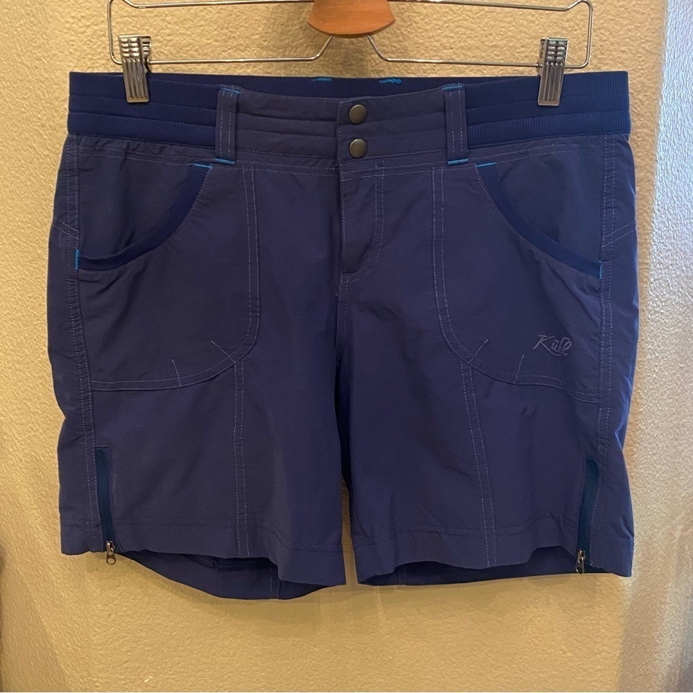 KUHL Women Navy Summer Hiking Shorts Size 10